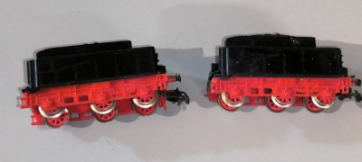 2 TENDERE TENDER PIKO SCARA HO - 16 MM PT. LOCOMOTIVA TRENULET ELECTRIC foto