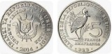 Burundi 2014 - 5 francs, balaeniceps rex, UNC