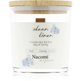 Nacomi Soy Candle Home Fragrances lum&acirc;nare parfumată cu fitil din lemn 140 g