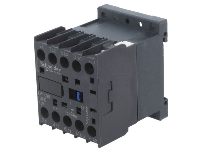 Contactor 3P 24VDC 6A 690V