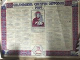 Calendar Crestin Ortodox 1989