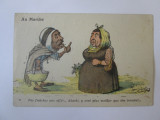 Carte postala umoristica algeriana circulata 1927, Printata