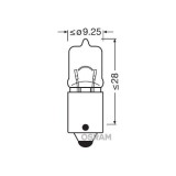 Osram Bec, iluminare numar circulatie Ultra Life