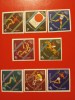 MONGOLIA, SPORT TOKIO - SERIE COMPLETĂ MNH, Nestampilat