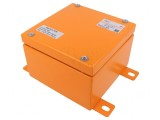 Carcasă Urgență Oțel IP65 Portocalie 150x150x100mm