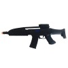 Pușcă Jucărie Super Power Gun cu Lunetă, Sunete, Lumini, Vibrații, Baterii, 48cm, Negru