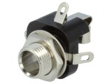 Soclu Jack 6,3mm Mamă Stereo 3 Piste Drept pentru Lipire
