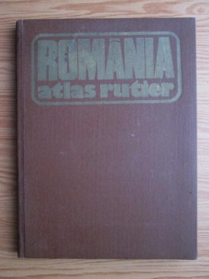 Dragomir Vasile - Romania, atlas rutier (1979, usor uzat) foto