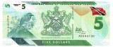 Trinidad &amp; Tobago 5 Dolari 2020 Polimer Seria 594130
