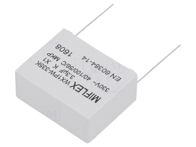 Condensator cu Polipropilenă 3,3uF THT &plusmn;10%