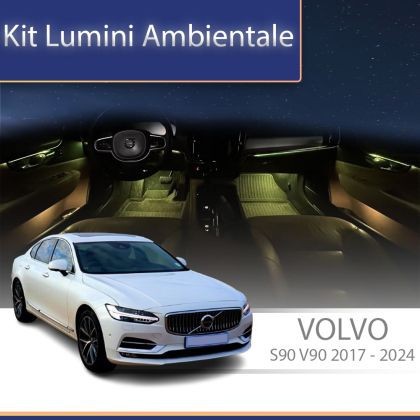 Lumini ambientale Volvo S90/V90 2017-2022 set complet control telefon sau sistem original CarStore Technology