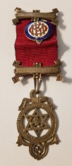 MEDALIE MASONICA DIN ARGINT- ANGLIA SECOL XX
