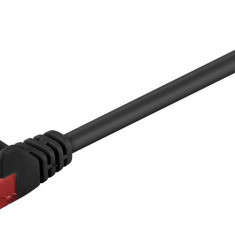 Cablu de retea U/UTP Goobay, cat6, patch cord, 7.5m, negru