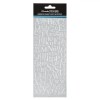 Autocolante Metalizate Decorative, Litere Alfabet Englez, Argintiu, Oem