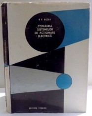 COMANDA SISTEMELOR DE ACTIONARE ELECTRICA de N. V. BOTAN , 1977 foto