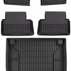 Set Covorase Auto Cauciuc Negro Citroen C5 3 2008-2017 Combi Pro Line Tip Tavita 3D 3D408715 + Tavita Portbagaj Negro Citroen C5 2 2008-2017 Combi TM5