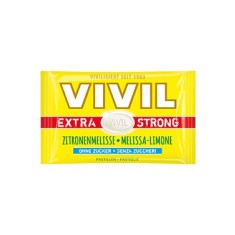 Bomboane Vivil Extra Strong cu Lamaie si Melisa fara zahar 25g