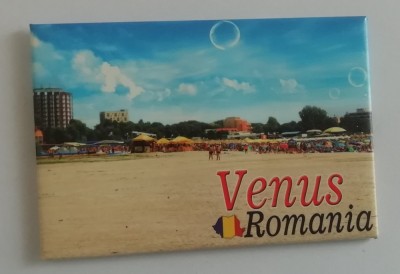 D1 - Magnet frigider - tematica turism - Venus - Romania 1 foto
