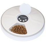 Hranitor automat pentru caini si pisici, sunet hranire, capacitate dispenser 6x70gr, cu display digital Household NewTrend