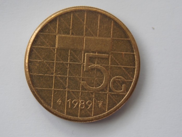 5 GULDEN 1989 OLANDA