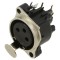 Conector XLR 3 Pole B Type female
