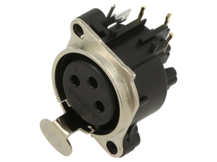 Conector XLR 3 Pole B Type female