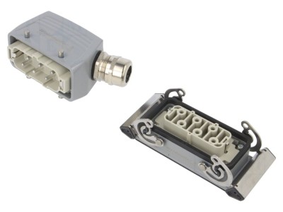 Conector HDC 6+PE, 400V, 35A foto