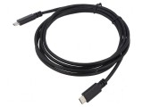 Cablu USB C 2m cu 2 mufe, 480Mbps, PVC