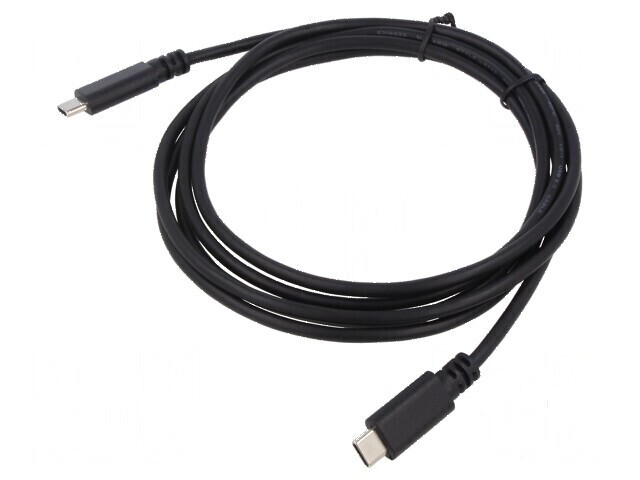 Cablu USB C 2m cu 2 mufe, 480Mbps, PVC
