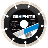 Disc diamantat segmentat 125x22,2 mm pentru zidarie, beton si caramida Graphite