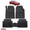Covorașe Universale Tip Tăviță TEAMCAR&reg; Audi A4 B6 Sedan (2000&ndash;2004), Set 5 Bucăți, Negru
