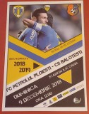 Program meci fotbal PETROLUL Ploiesti - CS BALOTESTI (09.12.2018)