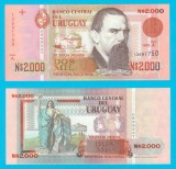 Uruguay (p#68) 2.000 Nuevos Pesos 1989 UNC &#039;Altarul patriei&#039; serie: 13691750