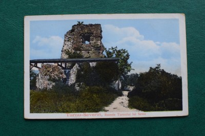 20ADE - Vedere - Turnul Severin - Ruinele Turnului lui Sever foto