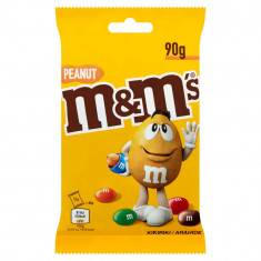 Arahide Invelite in Ciocolata M&M'S, 90g, Arahide, Arahide in Ciocolata, Drajeuri, Drajeuri de Ciocolata, Drajeuri cu Arahide, Drajeuri cu Arahide si