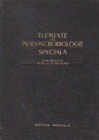 Elemente de inframicrobiologie speciala foto