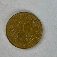 Moneda 10 CENTIMES - 10 CENTIMI - 1989 - Franta - KM 929 (107)