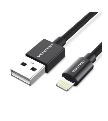 Cablu de date iPhone Lightning Tata la USB 2.0 Tata VENTION 1.5M foto