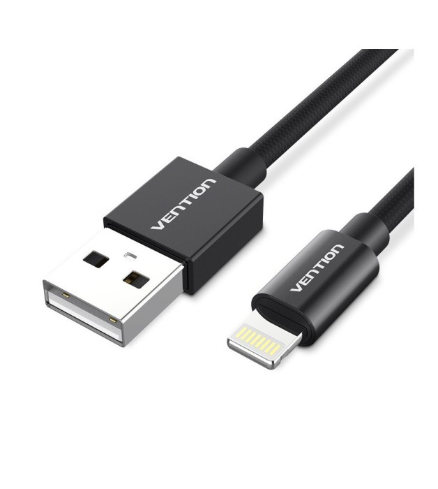 Cablu de date iPhone Lightning Tata la USB 2.0 Tata VENTION 1.5M