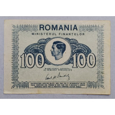 BANCNOTA - ROMANIA - 100 ( UNA SUTA ) LEI , MIHAI I , 1945