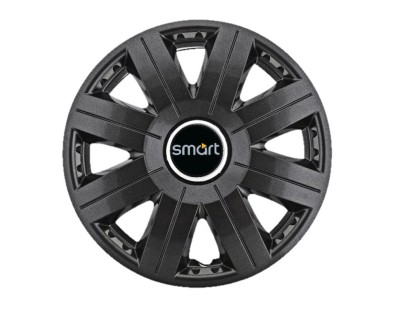 Set 4 capace roti Cosmos Negru R15, pentru gama auto Smart foto