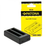 &Icirc;ncărcător dublu PATONA pentru Insta360 X4 CINSBBMA -1423