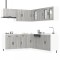 vidaXL Set de dulapuri de bucătărie 11 piese &bdquo;Kalmar&rdquo; lemn Sonoma gri 3314917