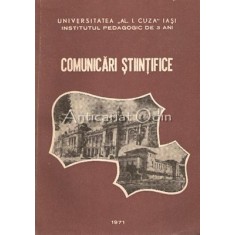 Comunicari Stiintifice Institutul Pedagogic - Popa Ilie, D. Mititelu