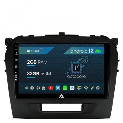 Navigatie Suzuki Vitara (2015+), Android 12, P-Octacore 2GB RAM + 32GB ROM, 9 Inch - AD-BGP9002+AD-BGRKIT299 foto