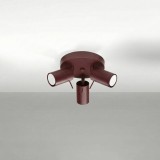 Plafonieră Ring 3P Burgundy