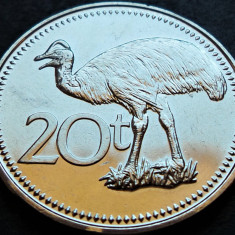 Moneda exotica 20 TOEA - PAPUA NOUA GUINEE, anul 2009 *cod 4987 B = UNC