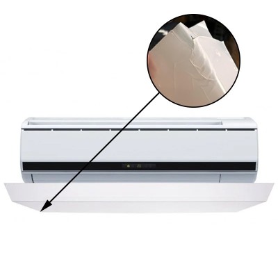 Deflector aer conditionat transparent pentru redirectionare flux de aer, accesorii montaj incluse, RESIGILAT foto