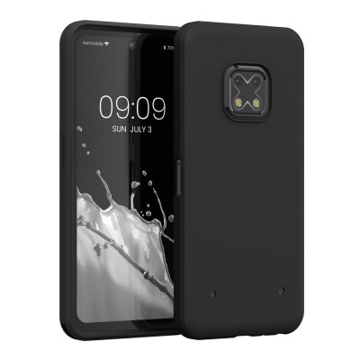 Husa Kwmobile pentru Nokia XR20, Silicon, Negru, 57532.01 foto