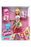 Set de joaca papusa cu bicicleta, Dreameez